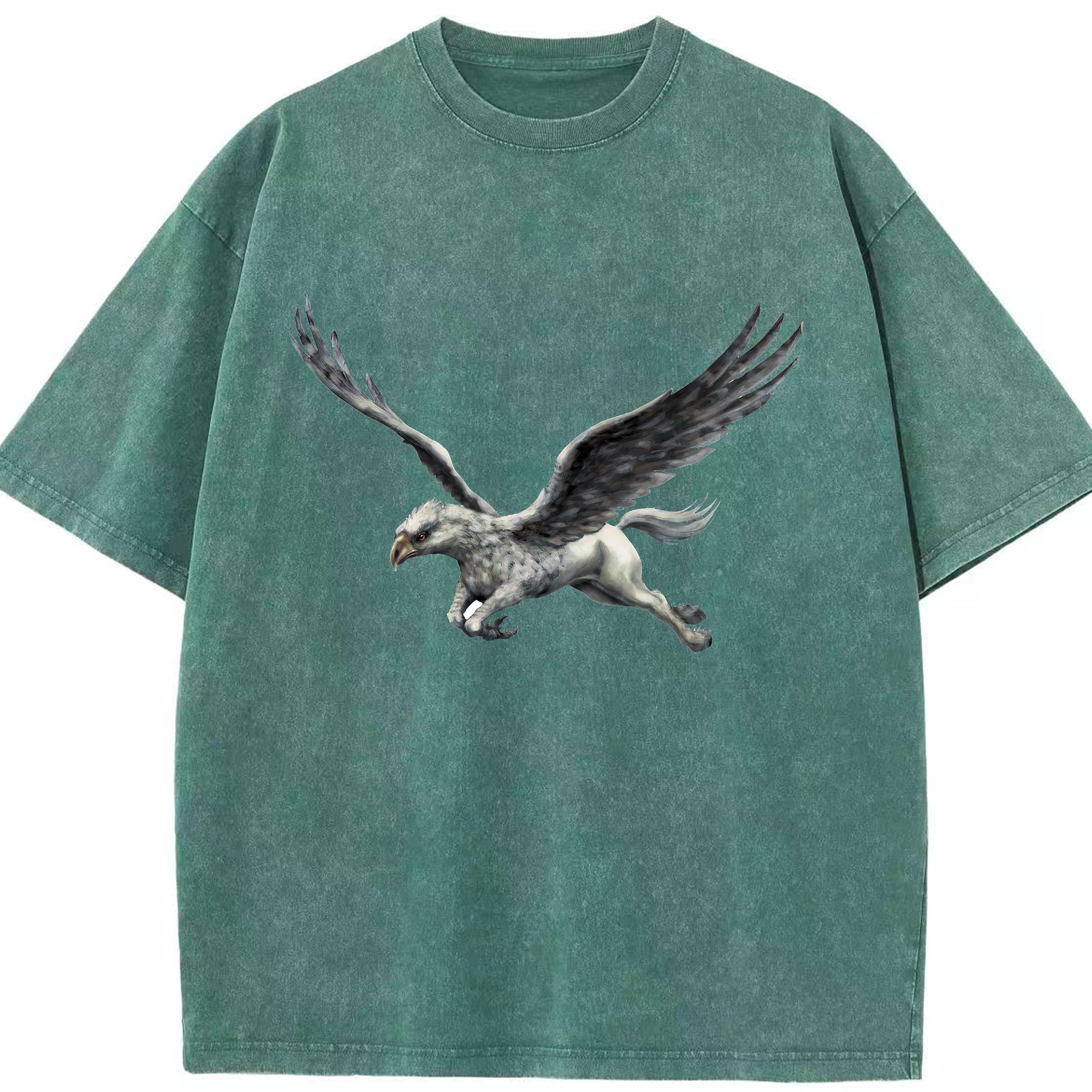 （画像用） Harry Potter ハリー・ポッターシリーズ 綿100% ヴィンテージ風 半袖Tシャツ（フロントプリント）